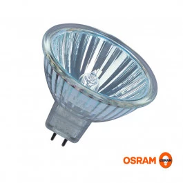 LÂMPADA HALÓGENA DICRÓICA OSRAM 50W 12V 36G 3050K(BRANCO QUENTE)GU5.3 DECOSTAR