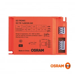 REATOR ELETRÔNICO OSRAM P/LÂMPADA COMPACTA 1x26Wx220V EZ-T/E