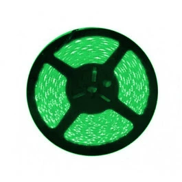 FITA DE LED 4,8W 12V 6mm IP65 5 METROS Verde
