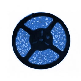 FITA DE LED 4,8W 12V 6mm IP65 5 METROS AZUL