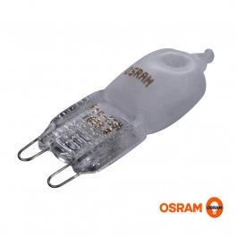LÂMPADA HALÓGENA CAPSULA OSRAM 25W 220V 2700K(BRANCO QUENTE)G9 HALOPIN-FR 