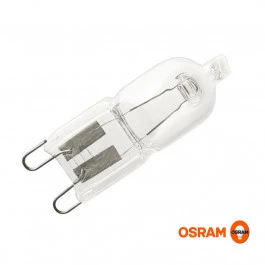 LÂMPADA HALÓGENA CAPSULA OSRAM 40W 220V 2700K(BRANCO QUENTE)G9 HALOPIN-CL