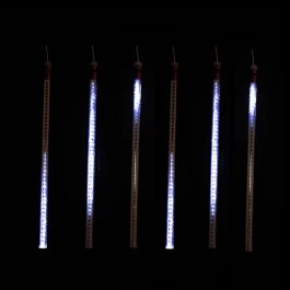 TUBO 6 LED RETORCIDO BRANCA DIGITAL DUPLA 50cm 8 Funções