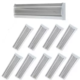 LUMINARIA LED SOBREPOR 60CM PHILIPS 14W 6500K(BRANCO FRIO)BIVOLT SM060 KIT12