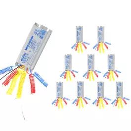 REATOR PARTIDA RÁPIDA P/LÂMPADA FLUORESCENTE 2X40W 127V KIT10