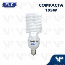 LÂMPADA COMPACTA ESPIRAL 105W 220V 6500K(BRANCO FRIO)E40 HIGH LUMEN TWISTER