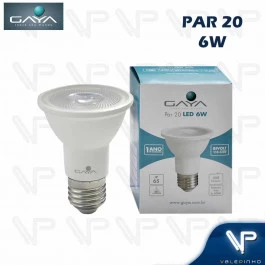 LÂMPADA LED PAR20 6W 6500K(BRANCO FRIO)E27 BIVOLT