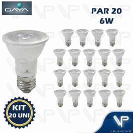 LÂMPADA LED PAR20 6W 6500K(BRANCO FRIO)E27 BIVOLT KIT20