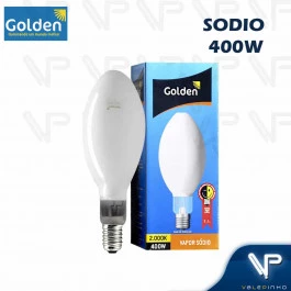 LÂMPADA VAPOR DE SÓDIO OVOIDE 400W 2000K(BRANCO QUENTE)E40 SON-E