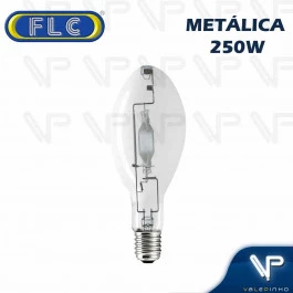 LÂMPADA VAPOR METÁLICO OVOIDE 250W 5200K(BRANCO LUZ DO DIA)E40 HQI-E