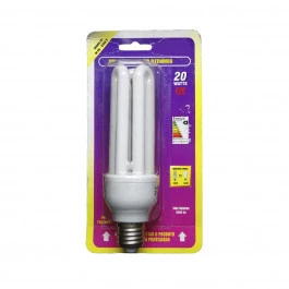 LÂMPADA ELETRÔNICA 3U 20W 220V 6400K(BRANCO FRIO) E27