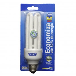 LÂMPADA COMPACTA 4U 34W 220V 6400K(BRANCO FRIO)E27