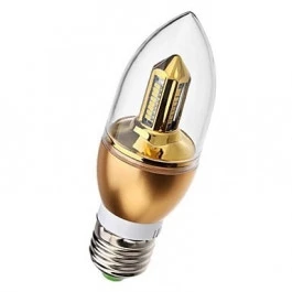 LÂMPADA LED VELA 5W 6500K(BRANCO FRIO)E27 BIVOLT METALICA 