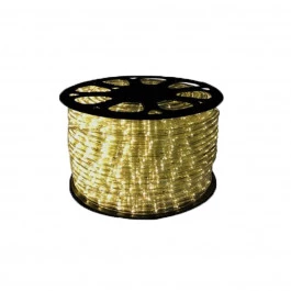 MANGUEIRA LED REDONDA 3 FIOS AMARELO 220V
