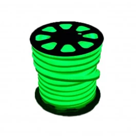 MANGUEIRA LED NEON FLEX VERDE 127V 100 METROS