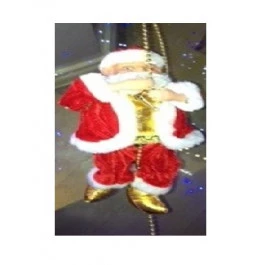 PAPAI NOEL RAPEL MUSICAL 25CM PILHA