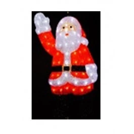 PAPAI NOEL GRANDE TCHAU 120 LEDS ACRÍLICO 127V 0,62 m