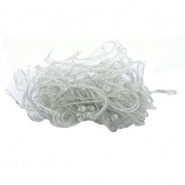 PISCA 100 LÂMPADAS LED COLORIDA 8 FUNÇÕES 220V FIO TRANSPARENTE 10M