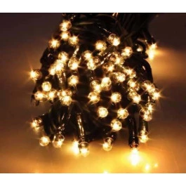 PISCA 50 LÂMPADAS LED BLINDADO 3000K(BRANCO QUENTE)FIXO 220V FIO BRANCO 5M