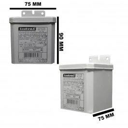 REATOR INTRAL PARA LÂMPADA VAPOR METÁLICO   250W 220V(USO INTERNO) 