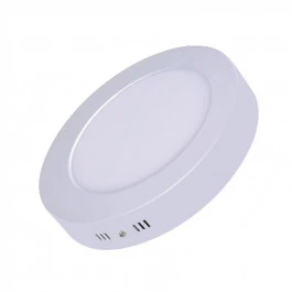 PAINEL PLAFON LED 24W SOBREPOR REDONDO 6500K(BRANCO FRIO)BIVOLT