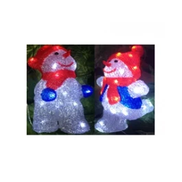 BONECO DE NEVE ACRÍLICO SORTIDO 220V 0,30m