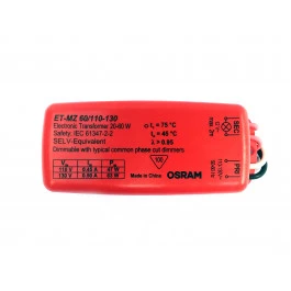 TRANSFORMADOR ELETRÔNICO DIMERIZÁVEL OSRAM ET-MZ60 20a60Wx127V