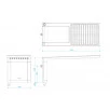 CHUVEIRO ACQUA STORM ULTRA LORENZETTI 220V 7800W BRANCO | Desenho técnico