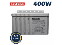 REATOR INTRAL PARA LÂMPADA VAPOR MERCÚRIO  400W 220V(USO INTERNO) 00179 KIT4
