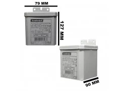 REATOR INTRAL PARA LÂMPADA VAPOR MERCÚRIO  250W 220V(USO INTERNO) 00178
