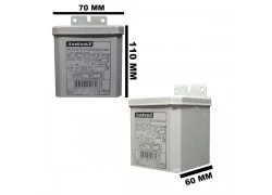REATOR INTRAL PARA LÂMPADA VAPOR SÓDIO 100W 220V(USO INTERNO) 01701