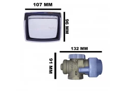 VÁLVULA DE DESCARGA DECA HYDRA MAX CROMADA 1.1/2" (50mm) 2550C112