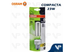 LÂMPADA COMPACTA 3U OSRAM 23W 220V 2700K(BRANCO QUENTE)E27 DULUXSTAR