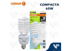 LÂMPADA COMPACTA ESPIRAL HO OSRAM  65W 220V 6500K(BRANCO FRIO)E27 DULUXSTAR TWIST
