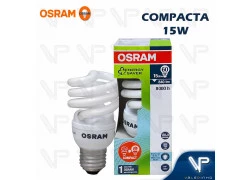 LÂMPADA COMPACTA ESPIRAL MINI OSRAM 15W 127V 6500K(BRANCO FRIO)E27 DULUXSTAR TWIST
