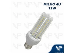 LÂMPADA LED 3U MILHO 12W 3000K (BRANCO QUENTE) E27 BIVOLT 