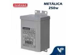 REATOR INTRAL PARA LÂMPADA VAPOR METÁLICO    250W 220V(USO INTERNO) 01206