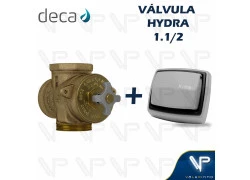 VÁLVULA DE DESCARGA DECA HYDRA MAX CINZA 1.1/2" (50mm) 2550E112