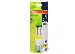 LÂMPADA COMPACTA 3U OSRAM 10W 127V 2700K(BRANCO QUENTE)E27 DULUXSTAR